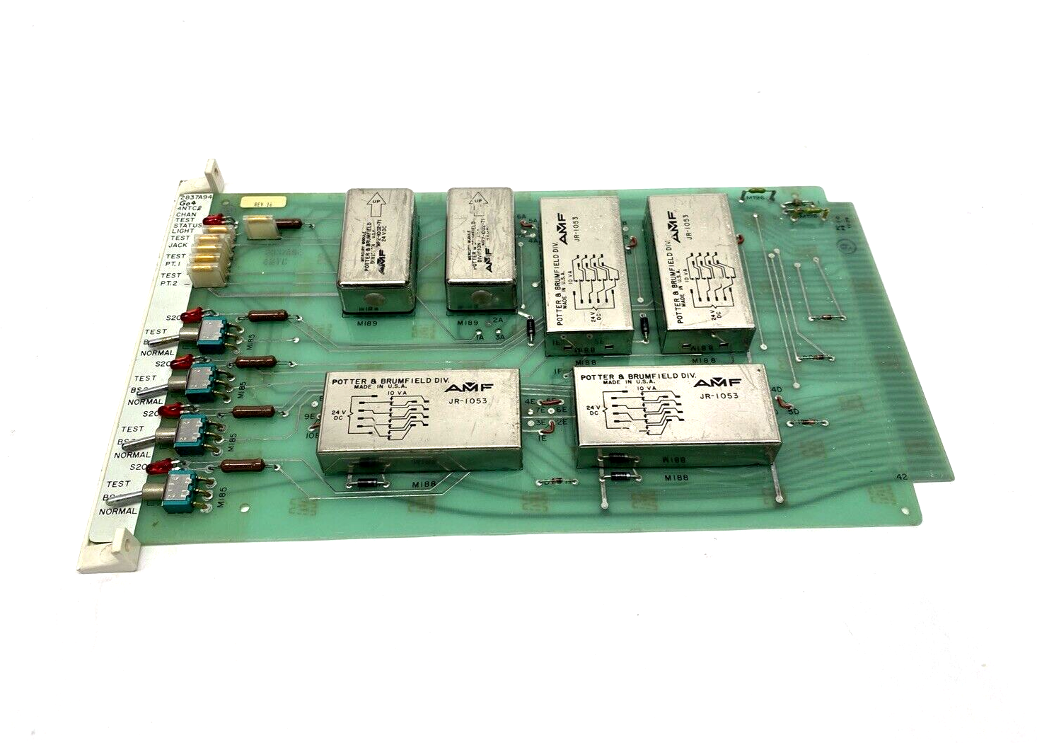 2837A94,2837A94G04,2837A94 G04 4NTC,2837A94G044NTC | Westinghouse 2837A94 G04 4NTC Circuit Board - For parts or not working - Maverick Industrial Sales