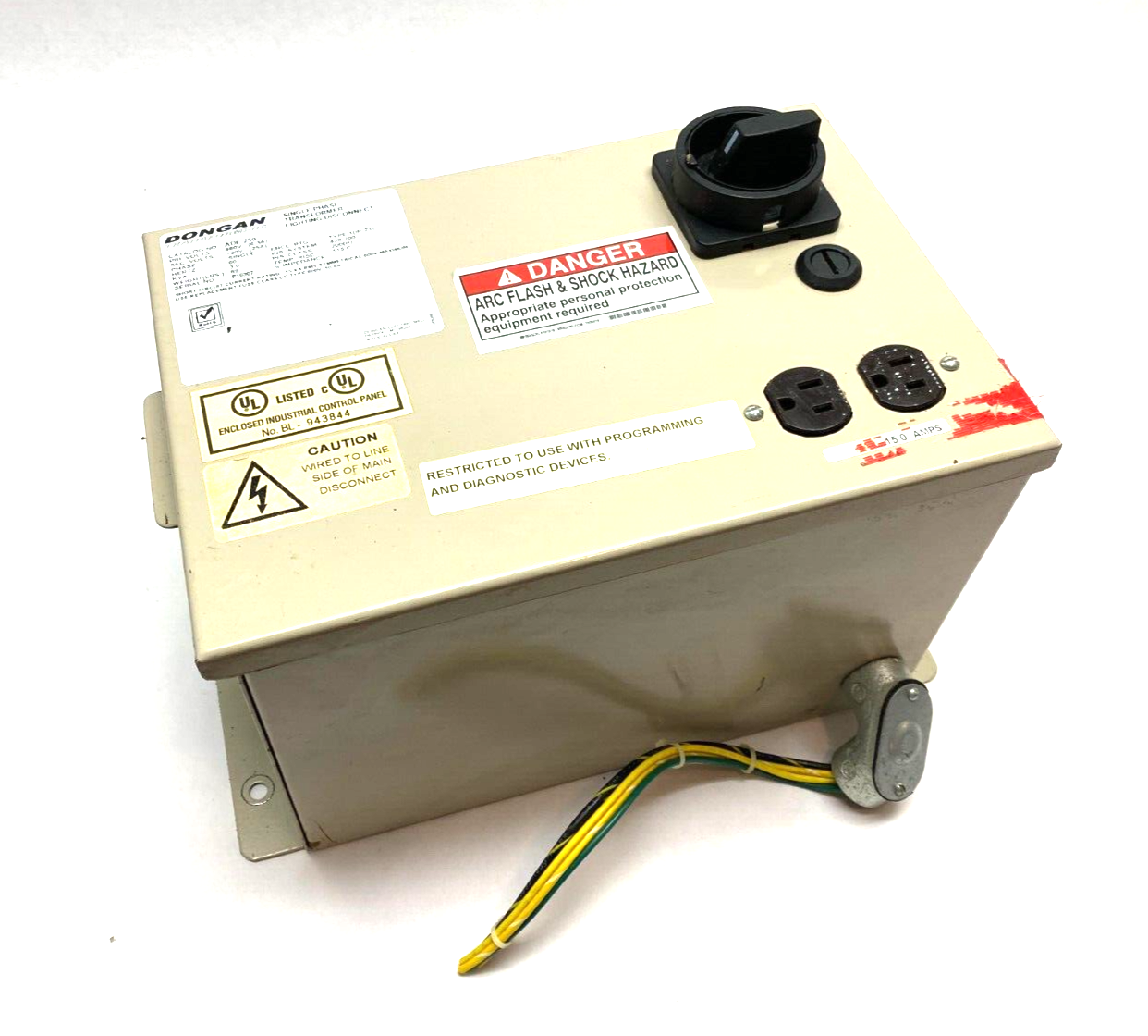 Dongan Transformers ADL-250 Transformer Lighting Disconnect Enclosure 1-Phase - Maverick Industrial Sales