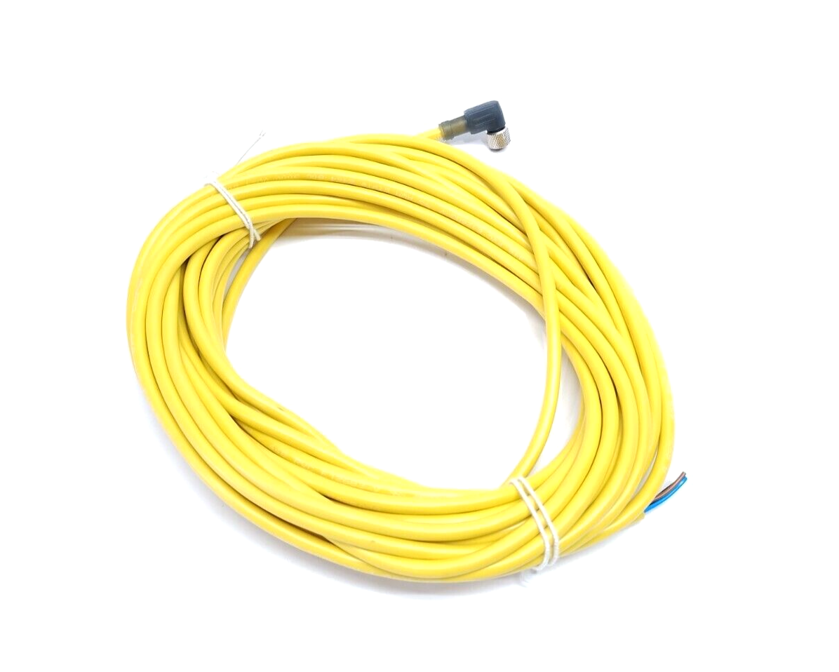 Lumberg Automation RKMWV 3-593/10 M Single End Cordset M8 Female Angle 3-Pin 10m - New – Open box - Maverick Industrial Sales