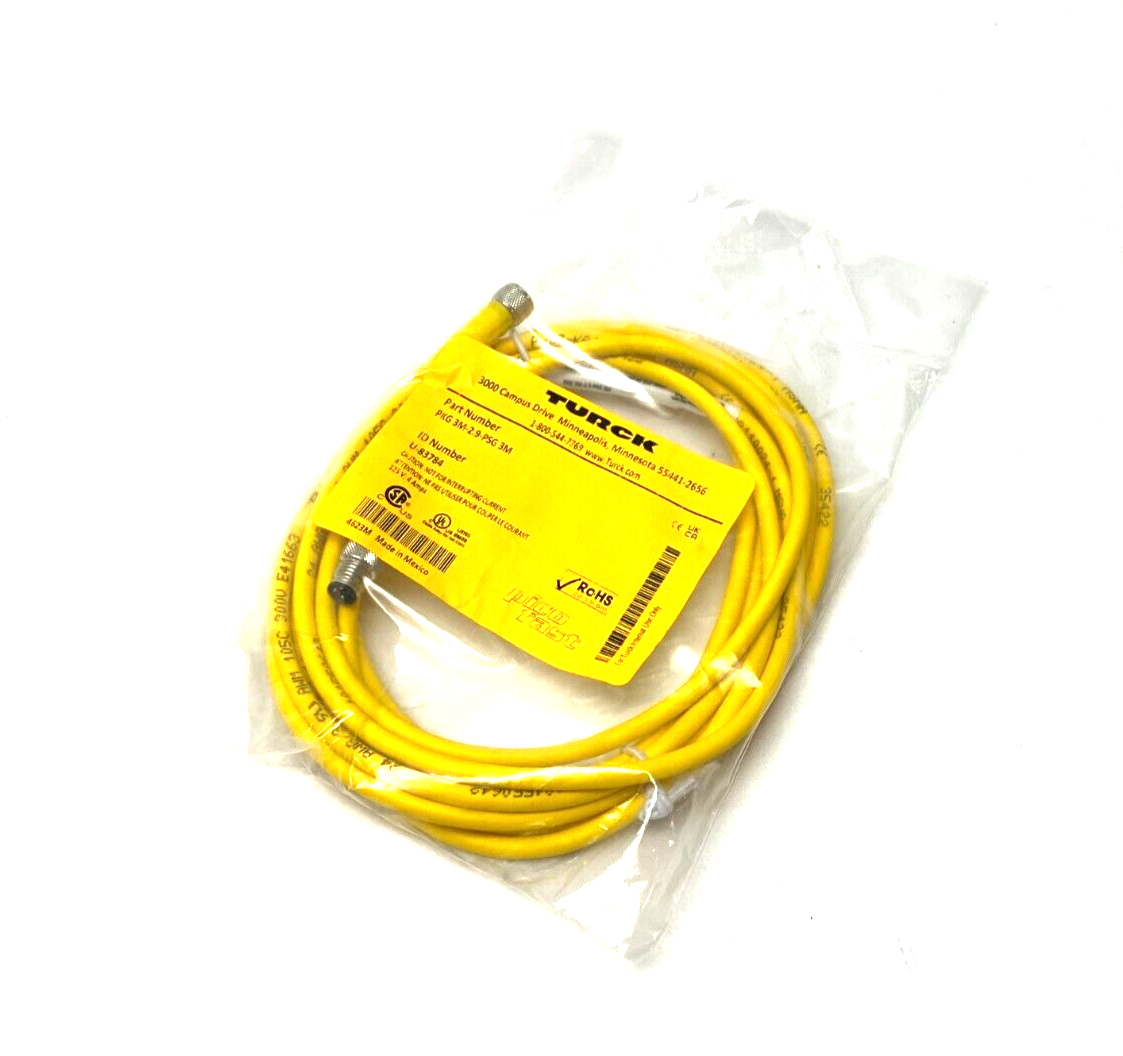 Turck PKG 3M-2.9-PSG 3M Picofast Double Ended Cordset U-83784 - New - Maverick Industrial Sales