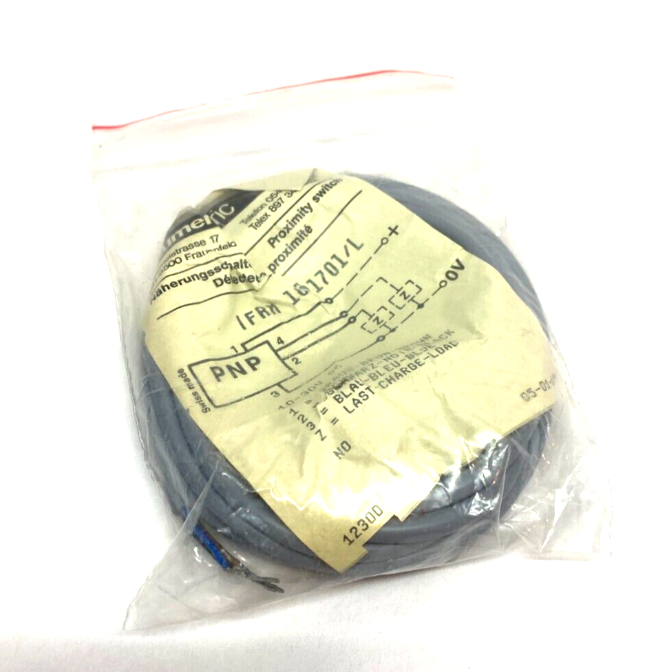 Baumer Electric IFRM 18P1701/L Inductive Proximity Sensor 8mm Sensing Distance - Maverick Industrial Sales