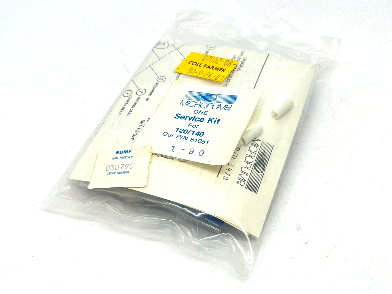 81051 | Micropump Service Kit for 120/140 - New - Maverick Industrial Sales