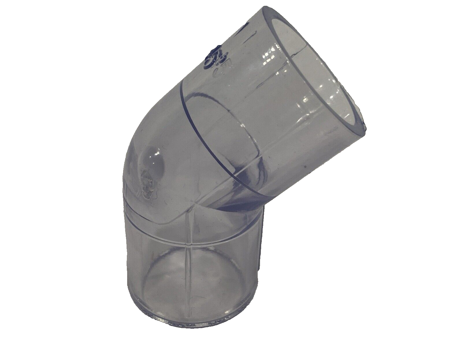 9161K74 | Spears Clear PVC Pipe Fitting, 45 Degree Elbow 3/4" Socket 417-007 RC3T3 - New – Open box - Maverick Industrial Sales