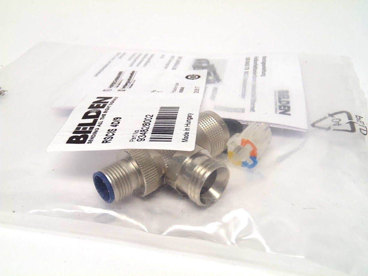 Belden RSCIS 4D/9 934828002 M12 Field Wire Connector 61076-2-101 - New - Maverick Industrial Sales