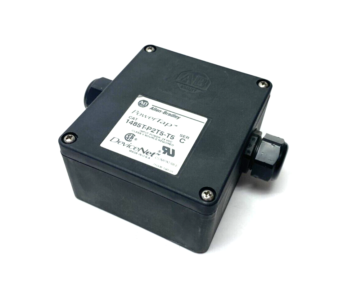 1485T-P2T5-T5 | Allen Bradley Ser. C DeviceNet PowerTap Power Device - Used - Maverick Industrial Sales