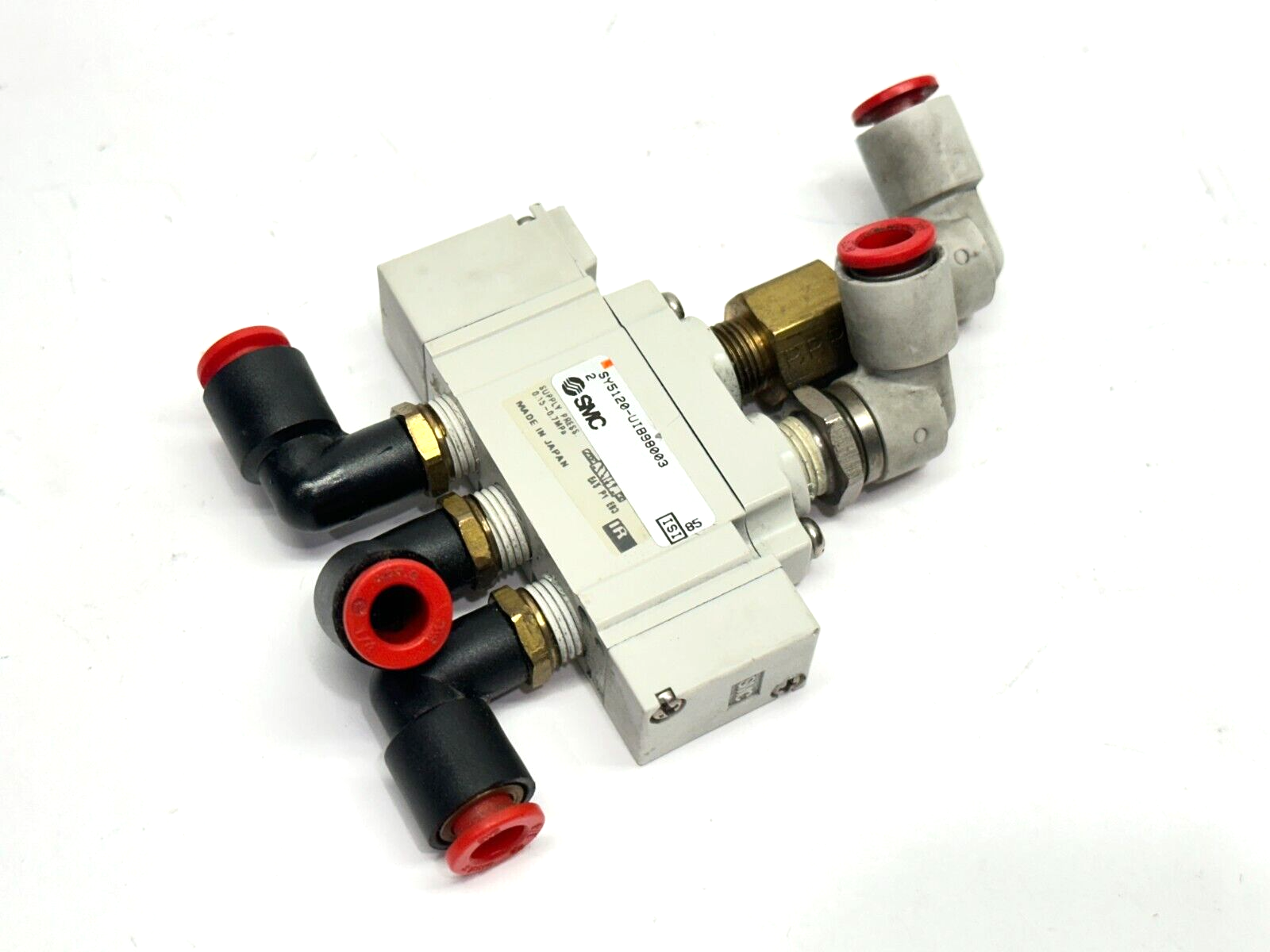 SY5120-UIB98003 | SMC Solenoid Valve NO COIL - Used - Maverick Industrial Sales