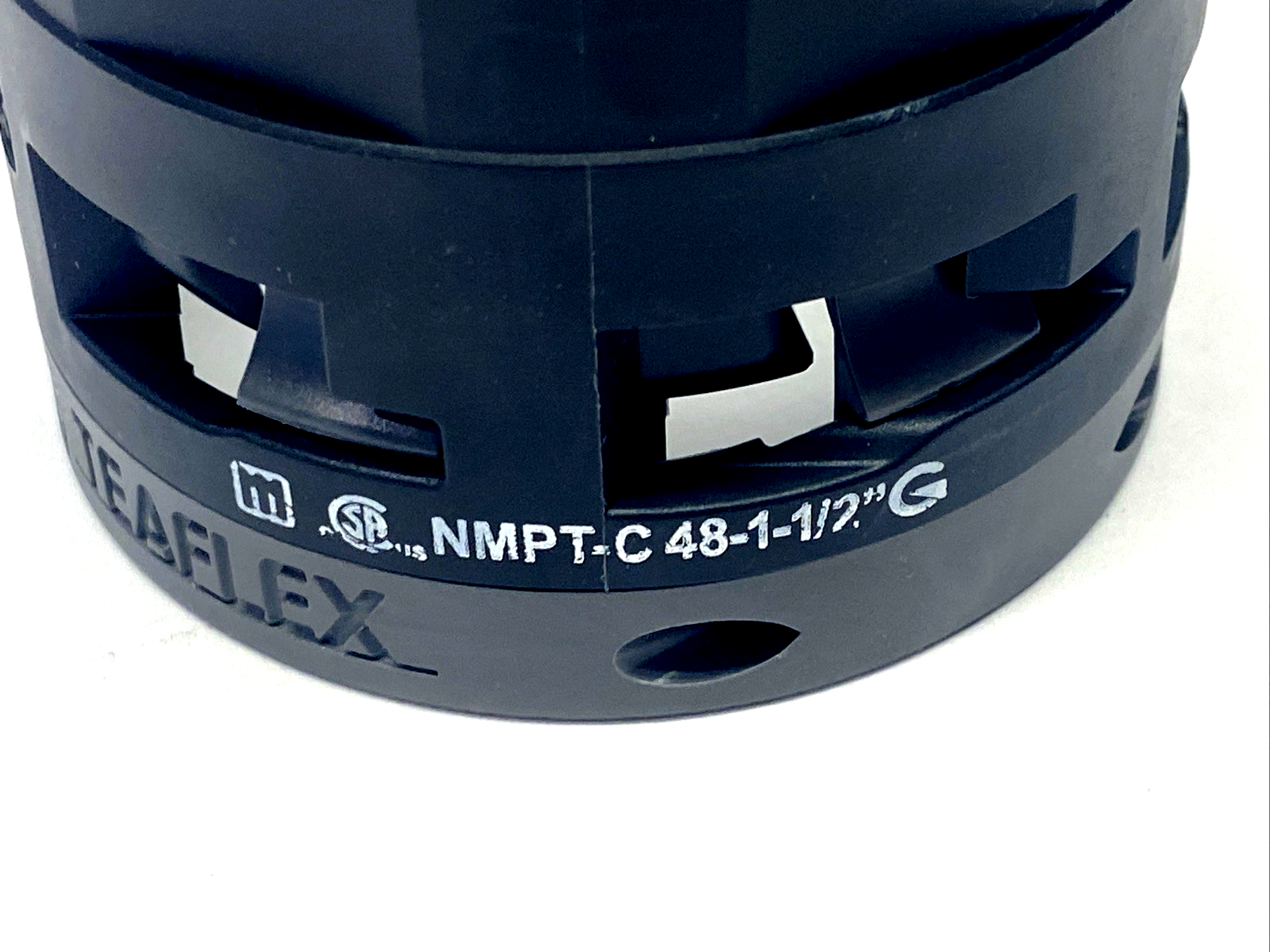QO000-0002, NMPT-C48-1-1/2" | Teaflex NMPT-C 48-1-1/2" SM Polyamide Straight Male Fitting 2" NPT QO000-0002 - New Other - Maverick Industrial Sales