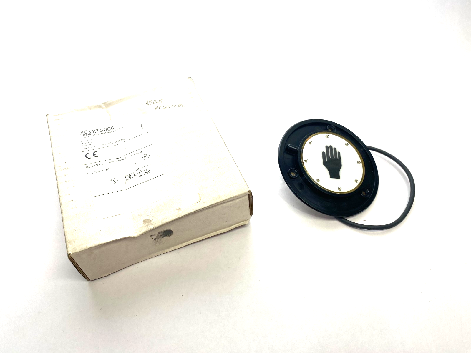 Ifm KT5006 Capacitive Touch Sensor, KTRSHMK-RBPKG/AM/AS/0,3M - New – Open box - Maverick Industrial Sales