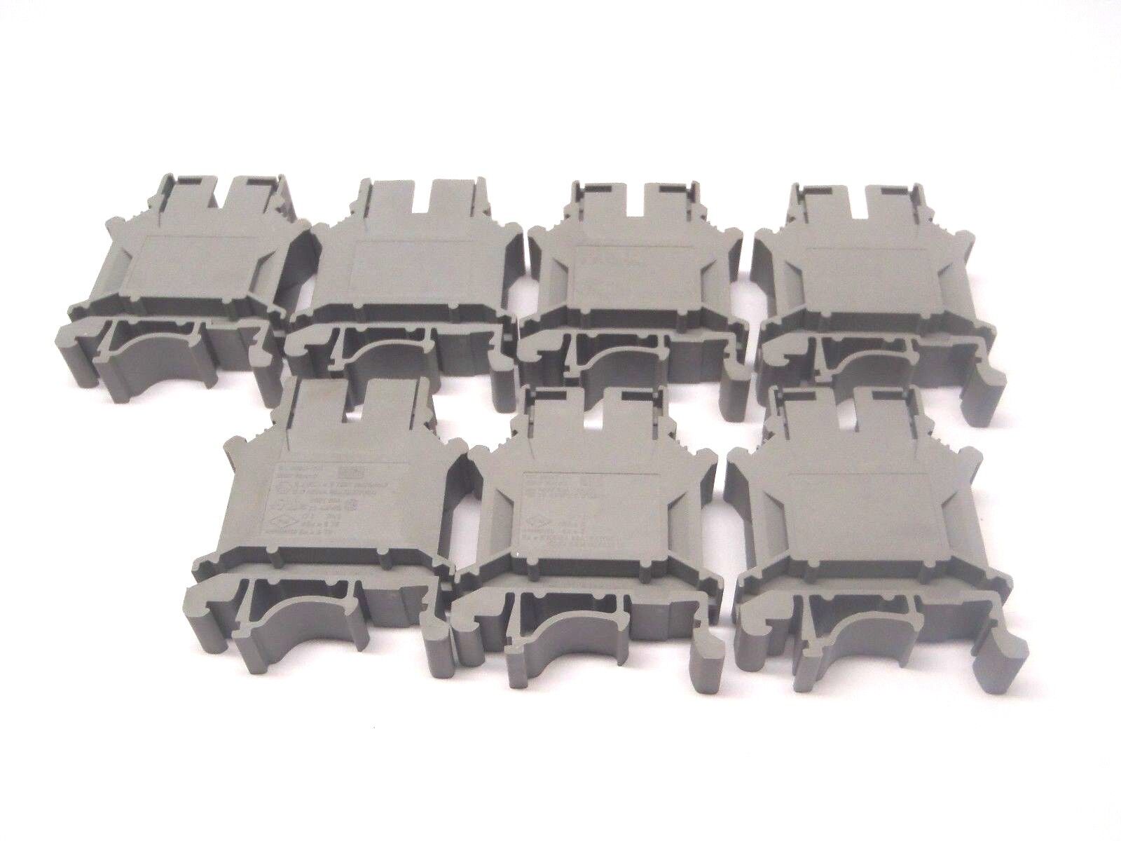 Phoenix Contact Gray Type UK16N Screw Contact Terminal Block 800V LOT OF 7 - Used - Maverick Industrial Sales