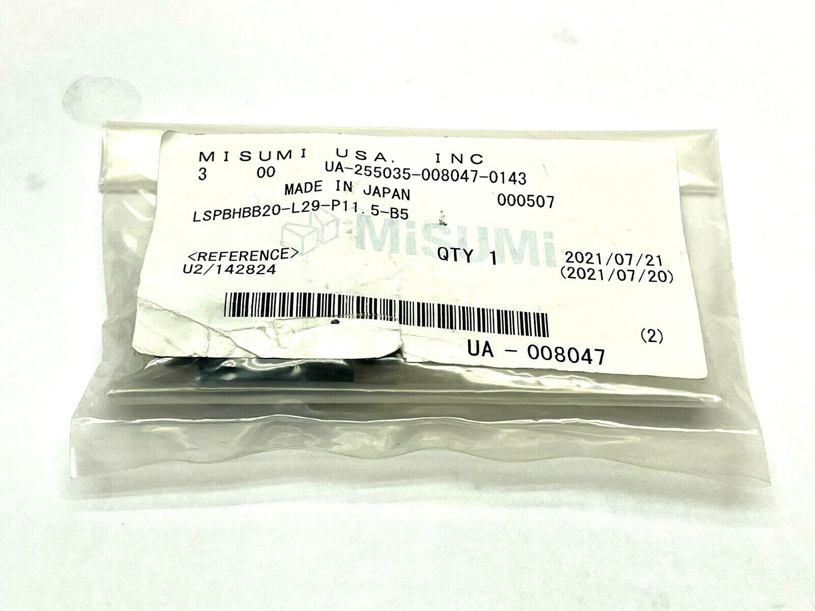 MiSUMi LSPBHBB20-L29-P11.5-B5 Support Pin - New - Maverick Industrial Sales