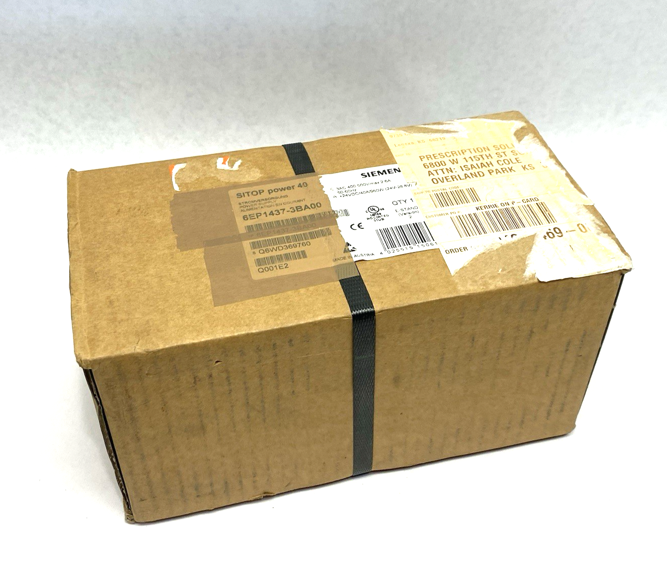 Siemens 6EP1437-3BA00 SITOP modular/3AC/24VDC/40A Stabilized Power Supply Unit - Maverick Industrial Sales