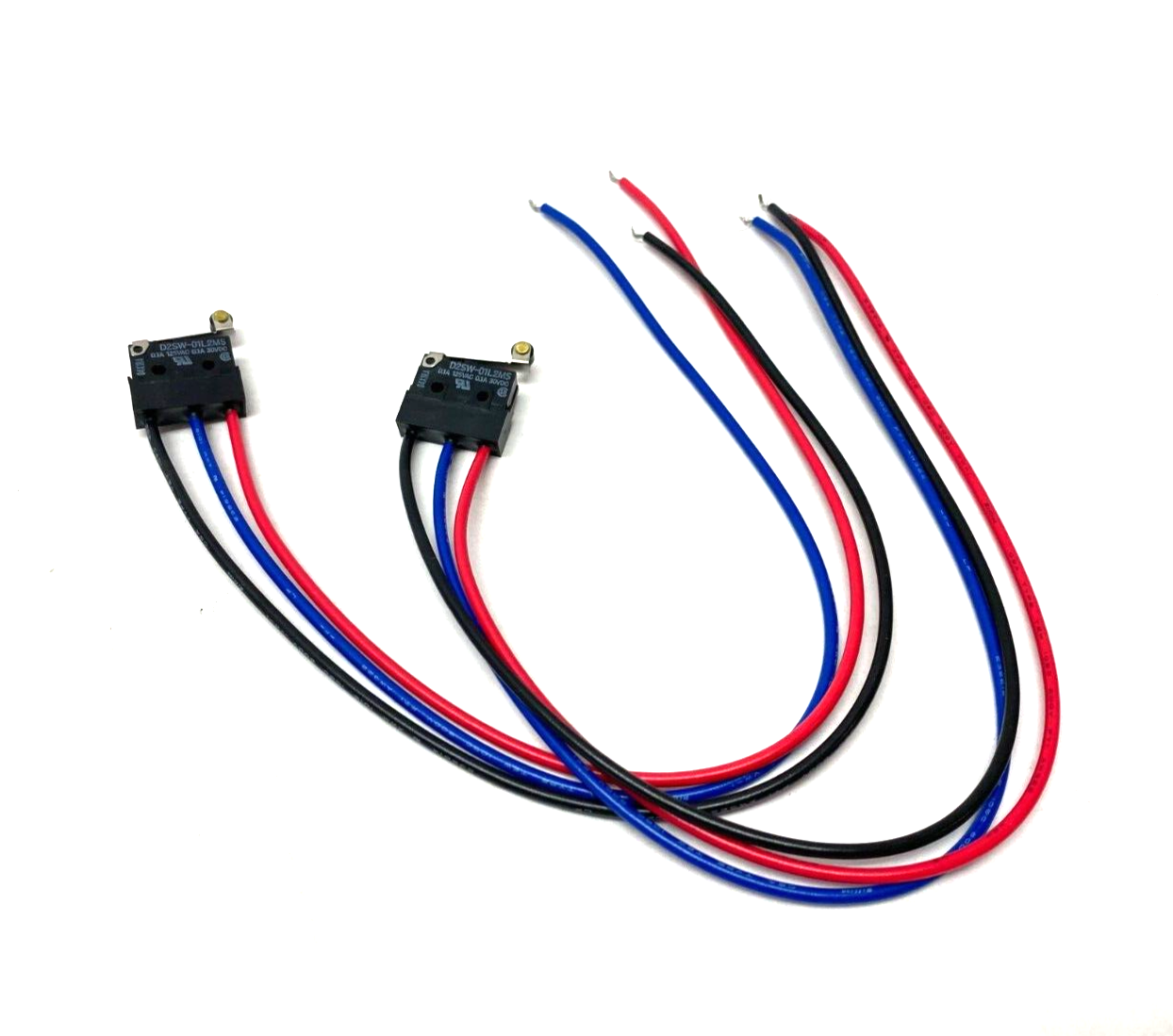 Omron D2SW-01L2MS Hinge Roller Limit Switch 125VAC 30VDC LOT OF 2 - Maverick Industrial Sales