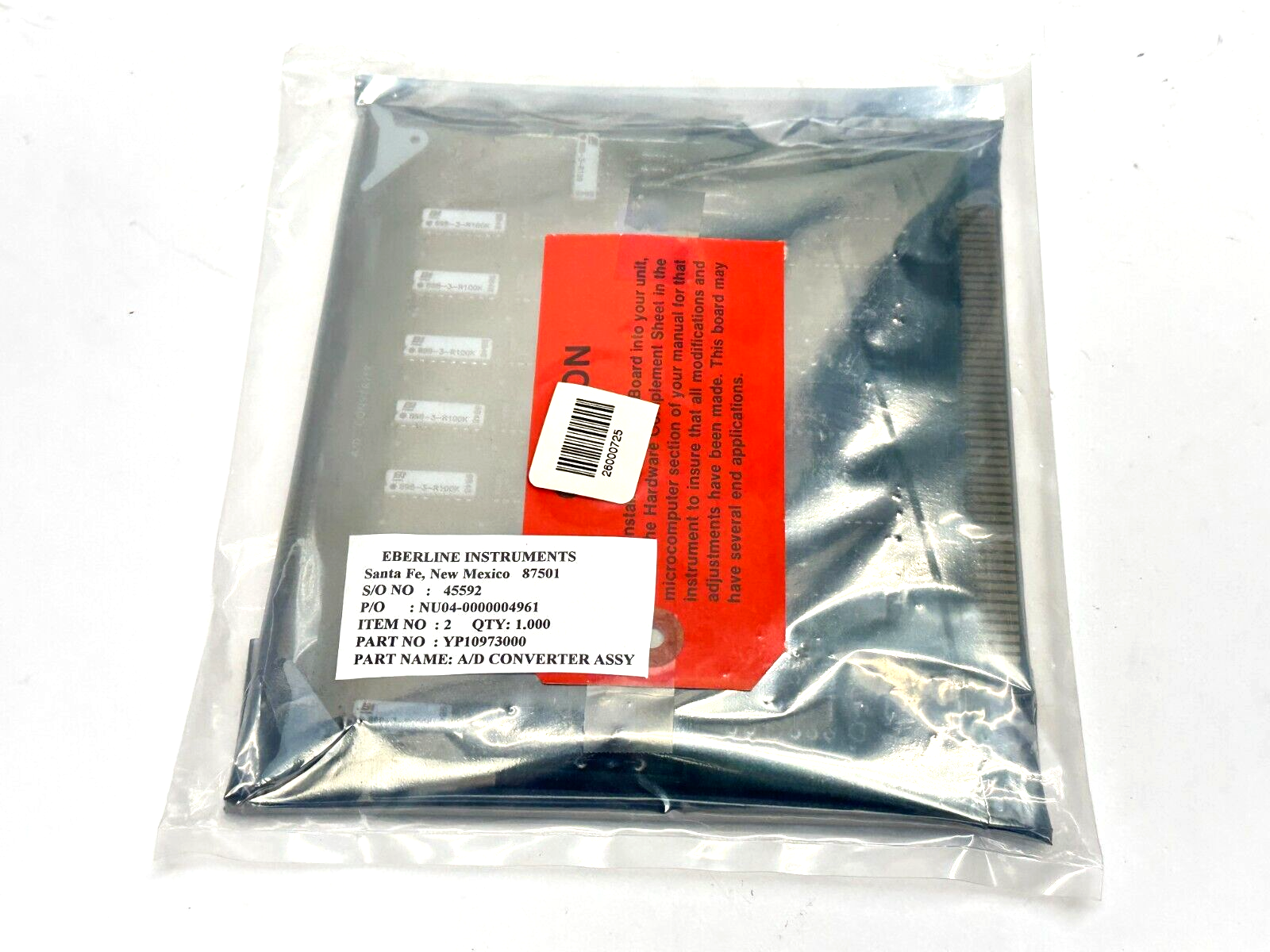 YP10973000 | Eberline A/D Converter Board - New - Maverick Industrial Sales