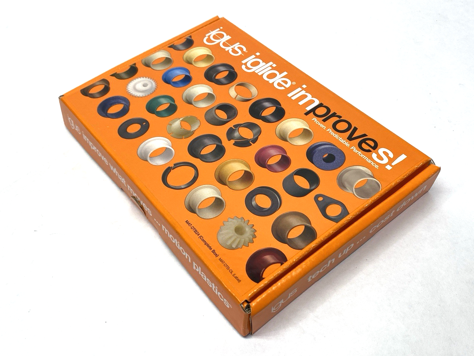 N/A | Igus Iglide Sample Box Dry-Tech Bearings - New – Open box - Maverick Industrial Sales