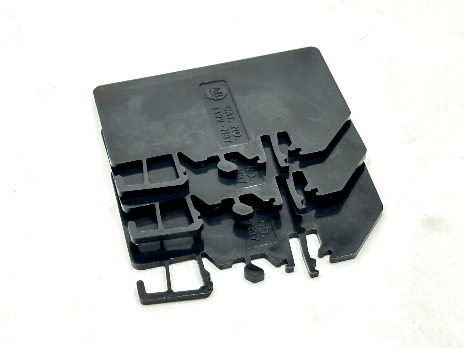 1492-N37 | Allen Bradley Ser B Terminal Block End Barriers Black LOT OF 3 - New Other - Maverick Industrial Sales