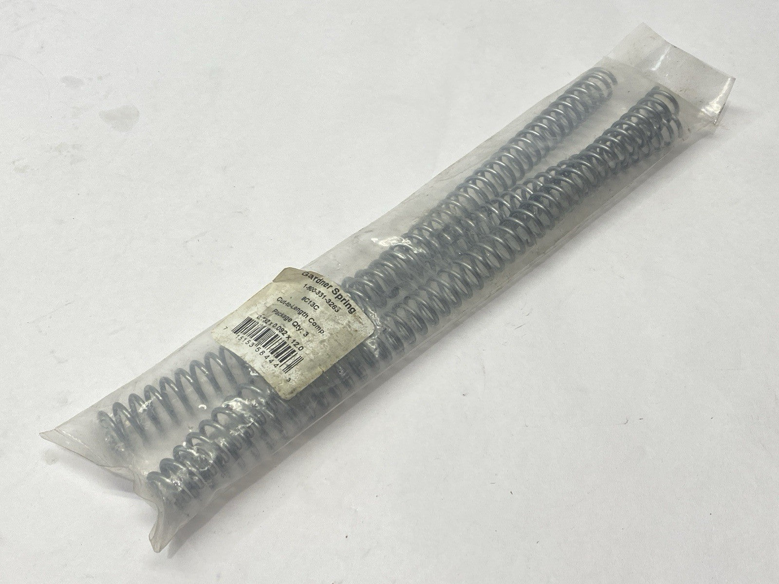 Gardner Spring 8C13C Cut-to-Length Compression Spring 0.7320" OD 12" Free Length - Maverick Industrial Sales