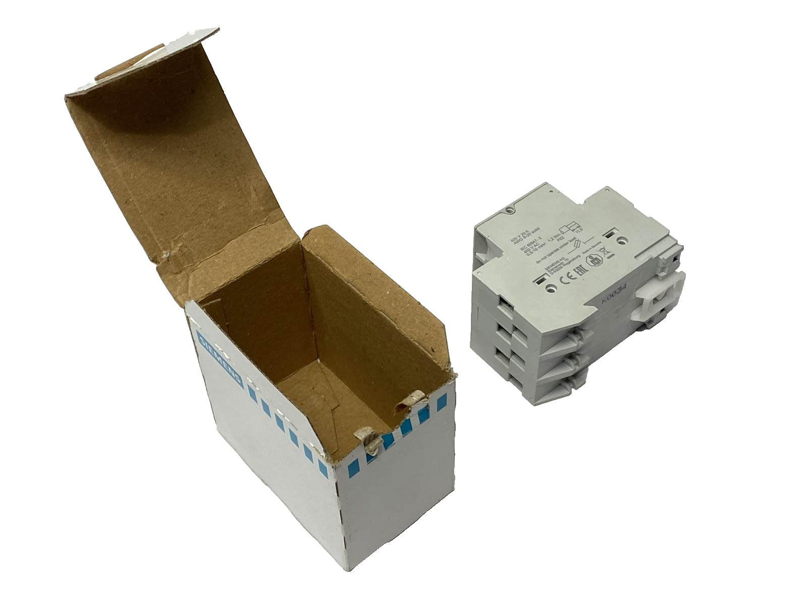 Siemens 3NW7333 SENTRON Cylindrical Fuse Holder 3-Pole 8x32mm 400V 20A - Maverick Industrial Sales