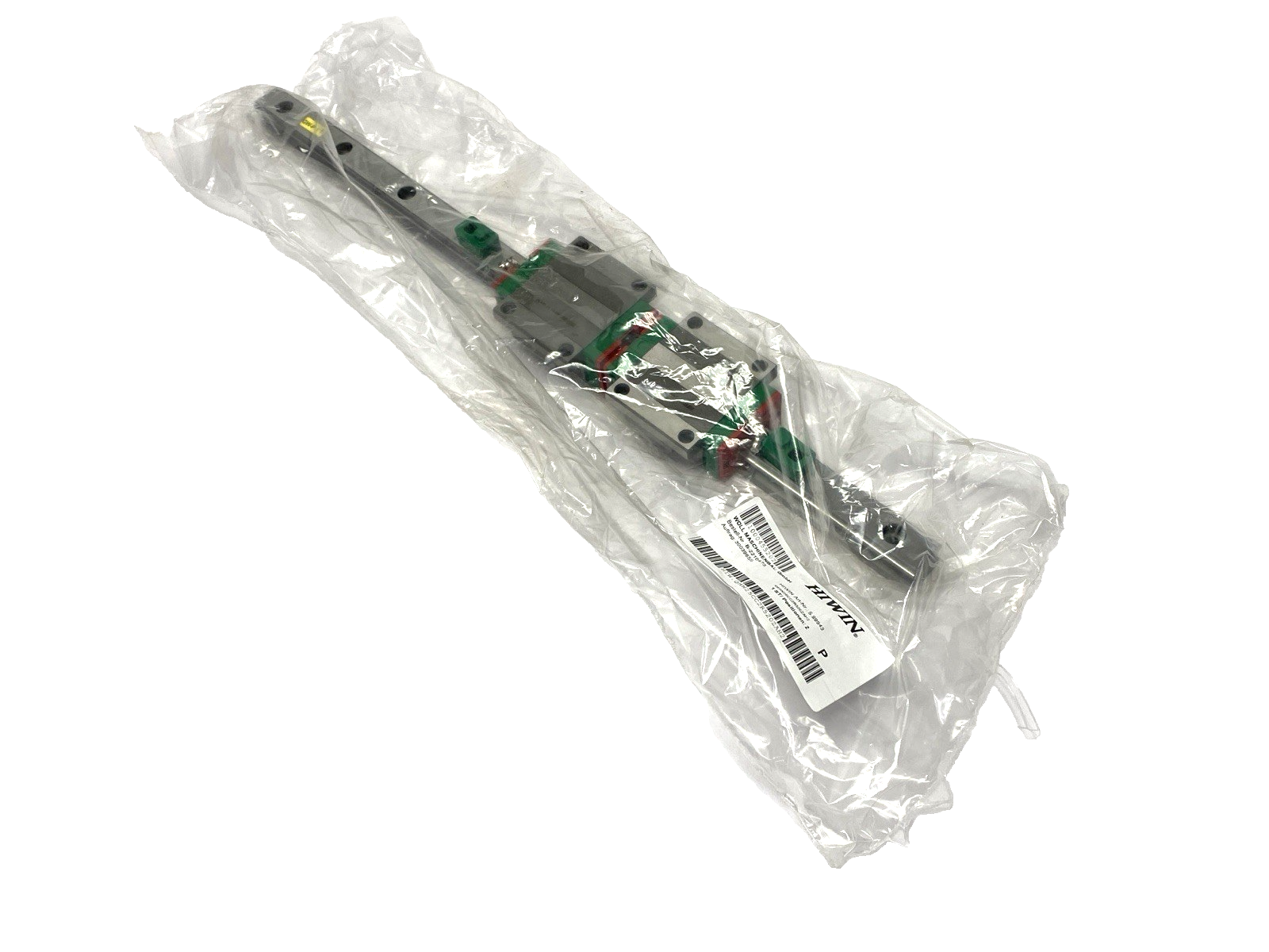 Hiwin QHW25CCR520ZAH2 Linear Guide Rail Assembly 520mm Overall Length - Maverick Industrial Sales