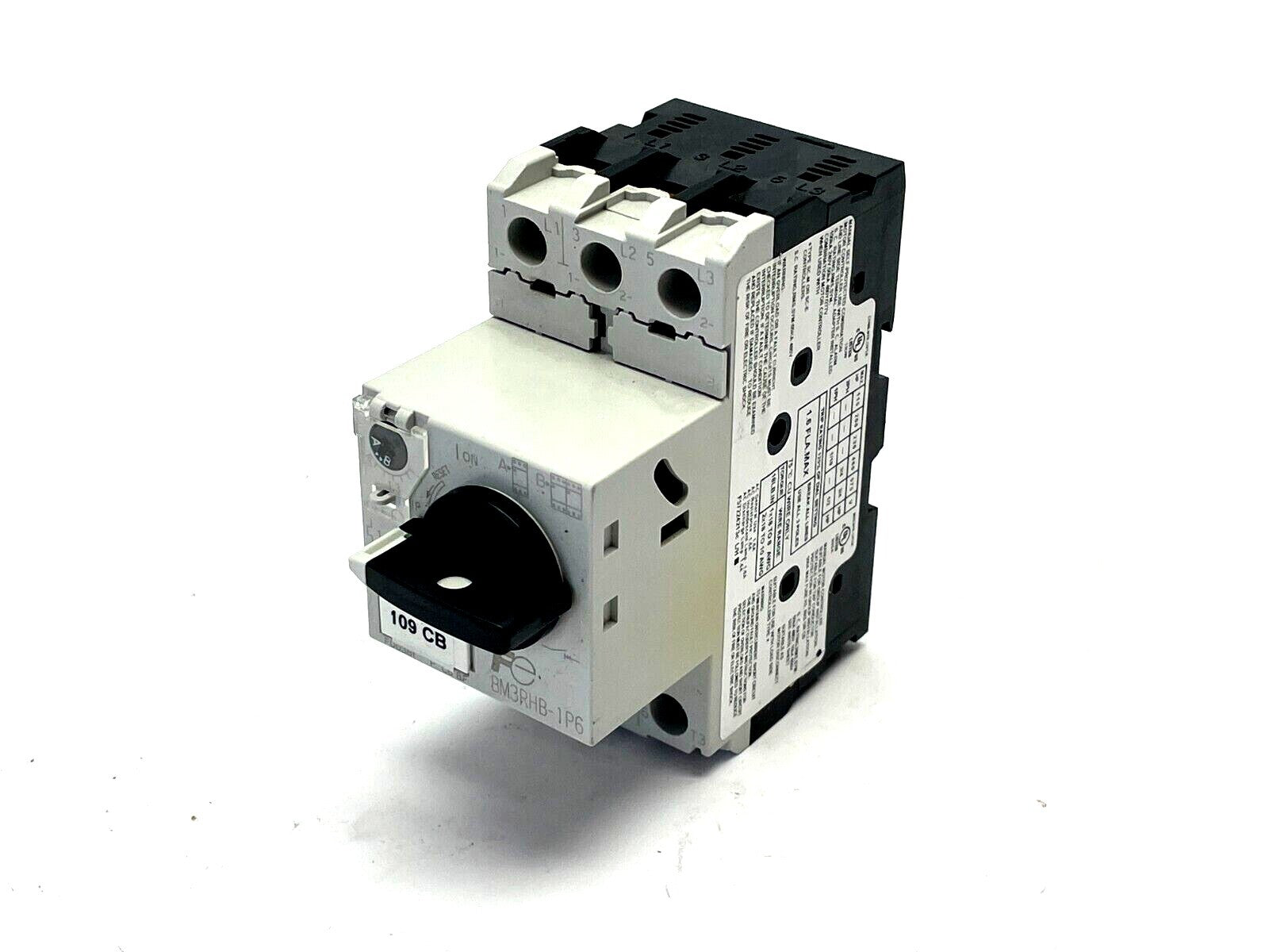 BM3RHB-1P6 | Fuji Electric Manual Motor Starter - Used - Maverick Industrial Sales