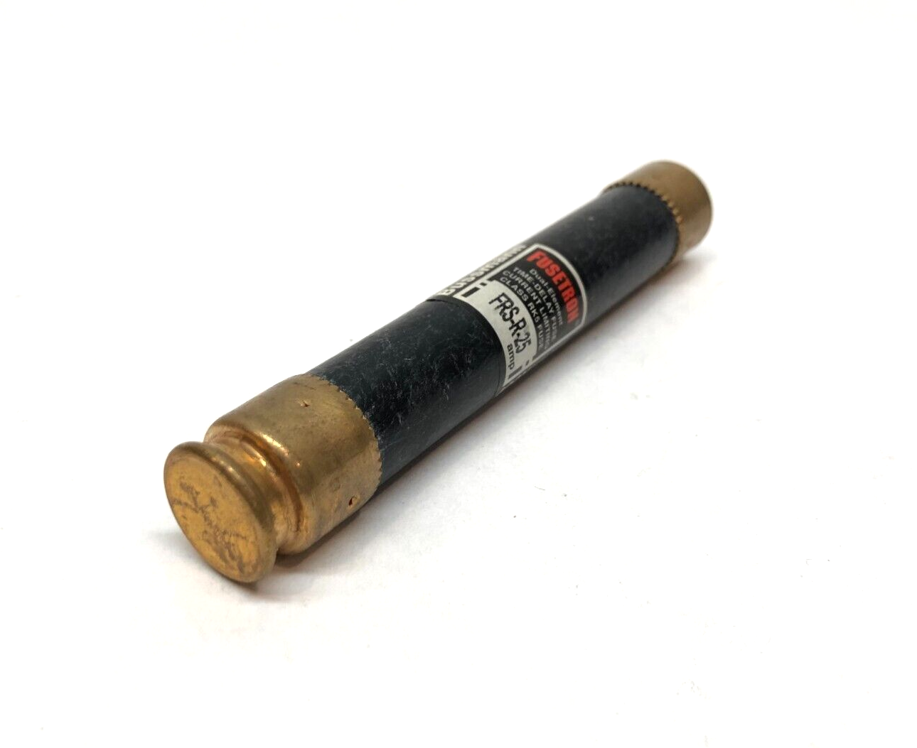 FRS-R-25 | Bussman Fusetron Dual-Element Time Delay Fuse, 25A, 25 Amp - Used - Maverick Industrial Sales