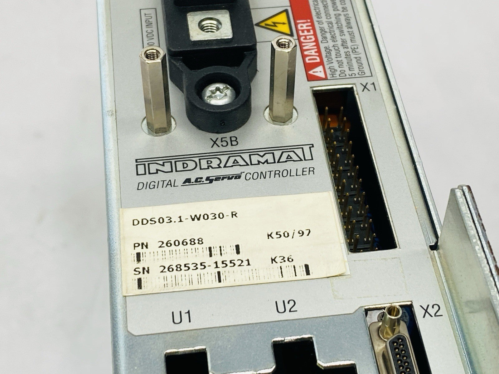 Indramat DDS03.1-W030-RS-01-03-FW Digital AC Servo Controller - For parts or not working - Maverick Industrial Sales