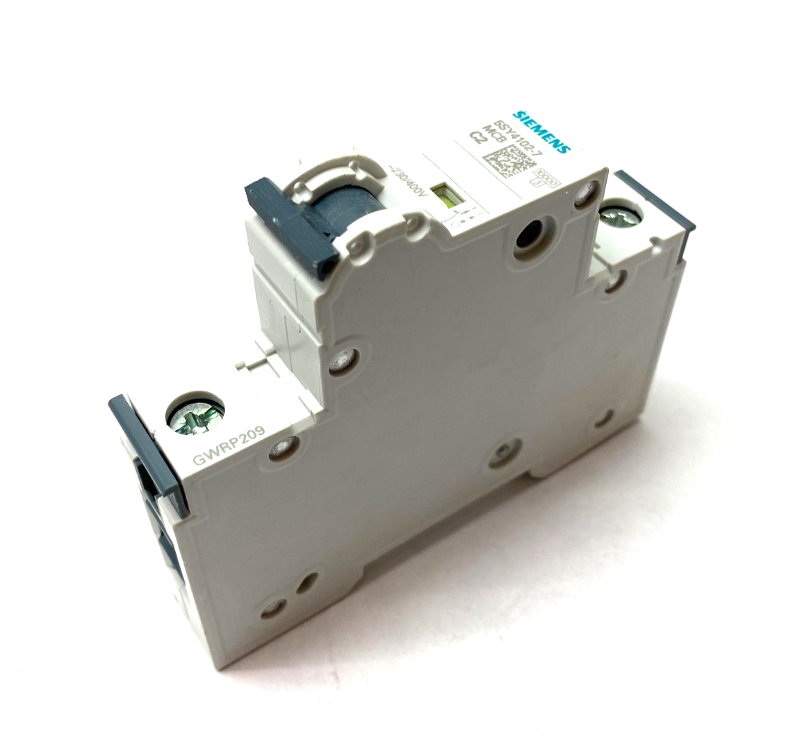 Siemens 5SY4102-7 Miniature Circuit Breaker 1-Pole MCB C2 - Maverick Industrial Sales