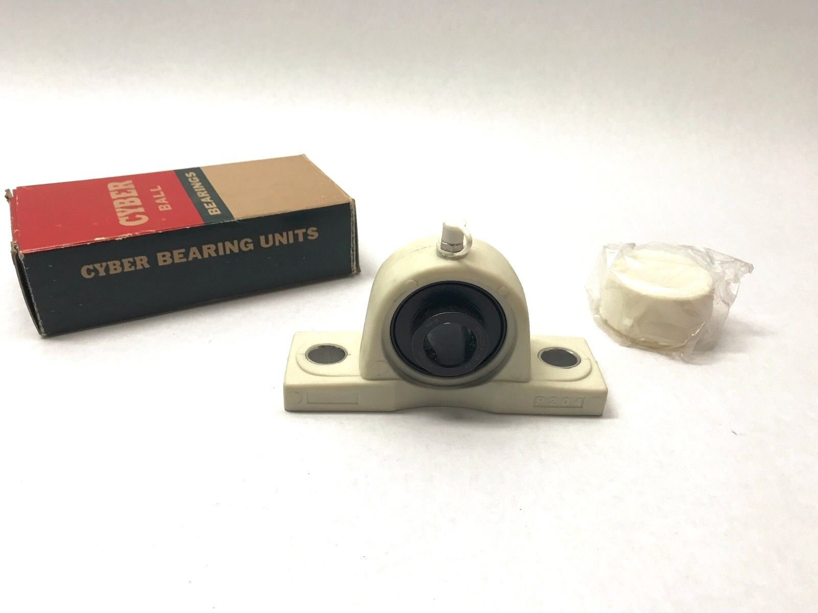NKB OUCVP204-12WHT Cyber Bearing White Pillow Block OUC204-12 IY - Maverick Industrial Sales