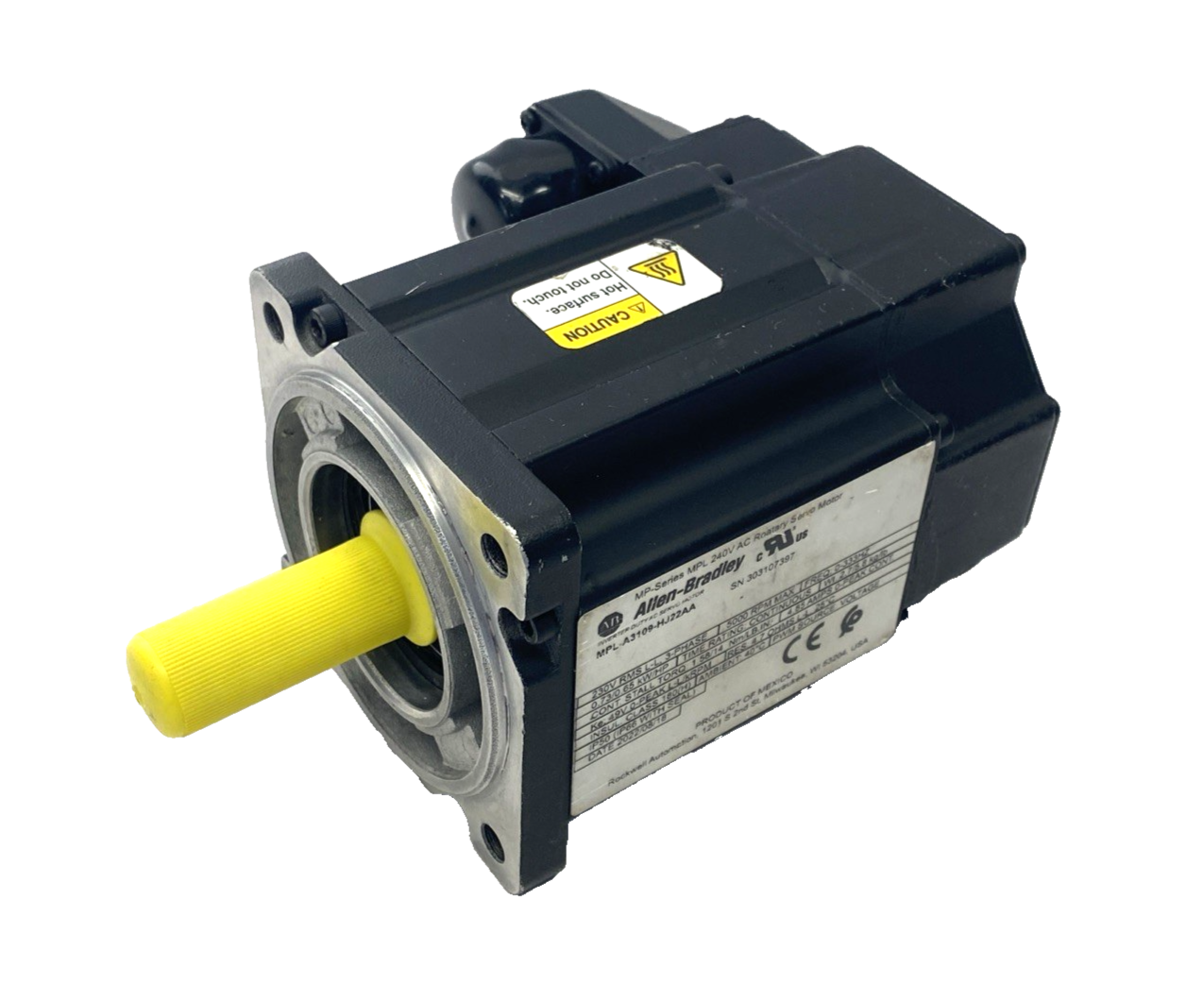 Allen Bradley MPL-A310P-HJ22AA Low-Inertia Servo Motor 240V 3PH 100mm Frame IEC - Maverick Industrial Sales