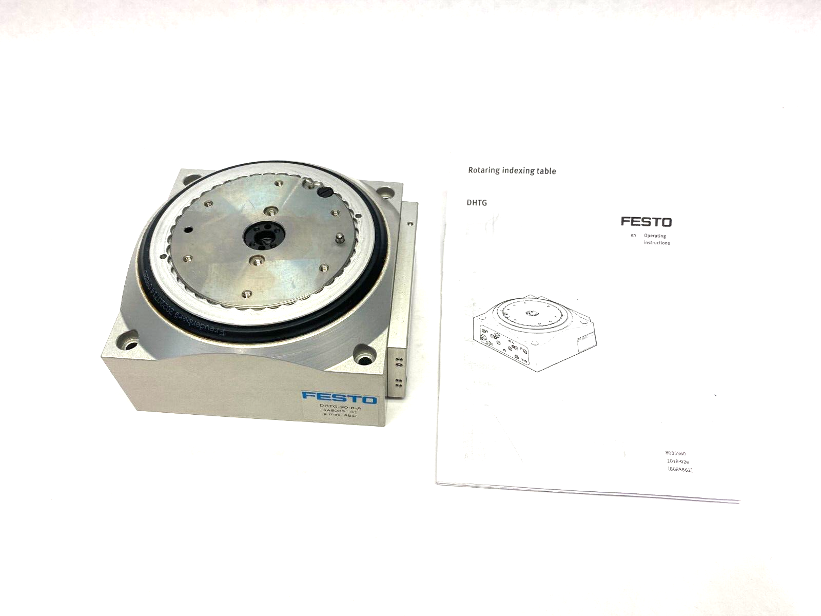 Festo DHTG-90-8-A Rotary Indexing Table Pitch 8 Size 90, Dbl-Acting, 548085 - Maverick Industrial Sales