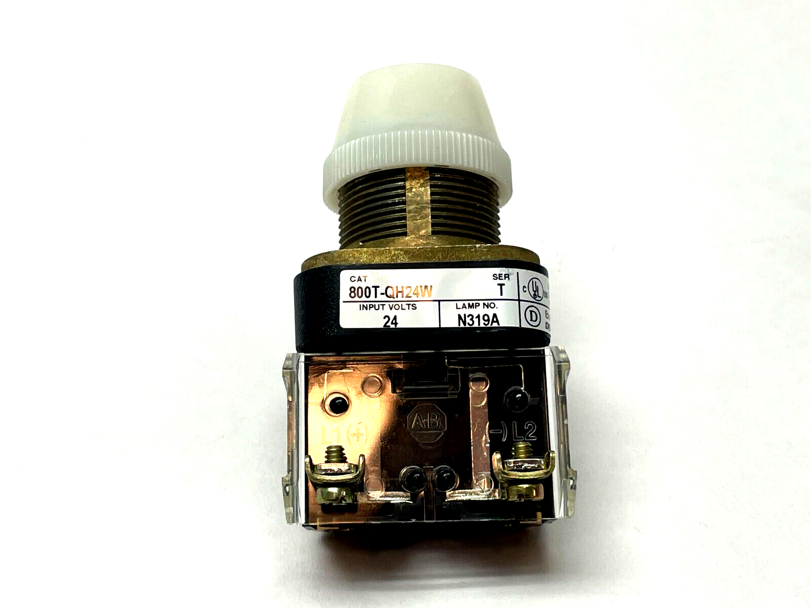 Allen Bradley 800T-QH24W Ser. T Pilot Light - New – Open box - Maverick Industrial Sales