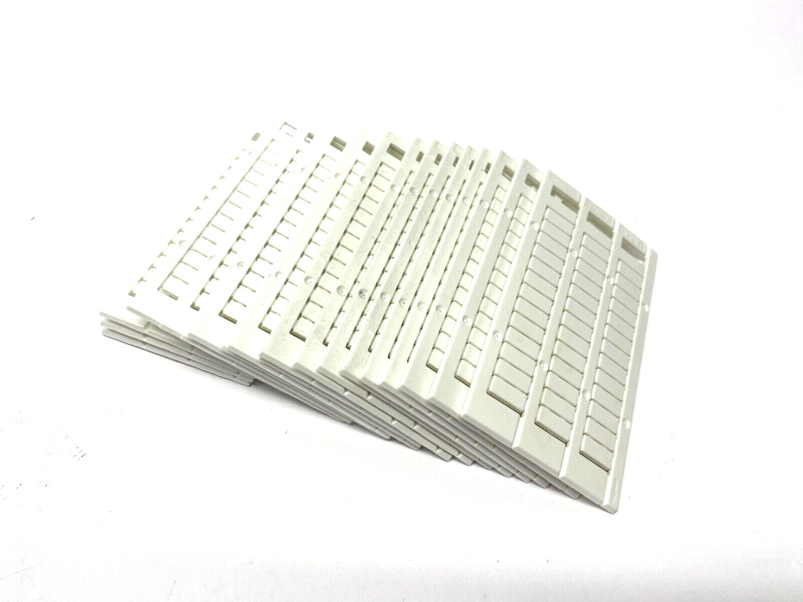 1SNK150000R0000 | ABB Terminal Block Blank Marker White MC612 LOT OF 19 SHEETS - New Other - Maverick Industrial Sales