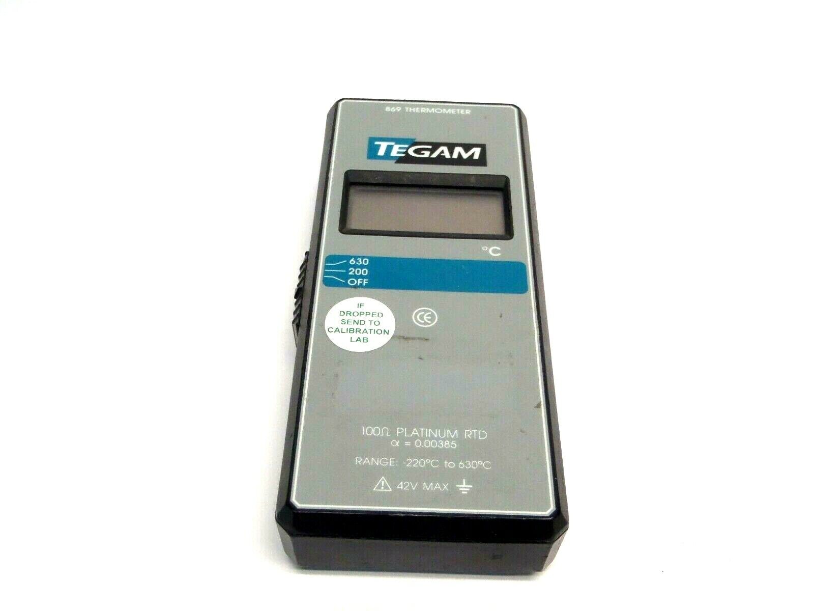 Tegam 869 Platinum Digital RTD Thermometer - For parts or not working - Maverick Industrial Sales