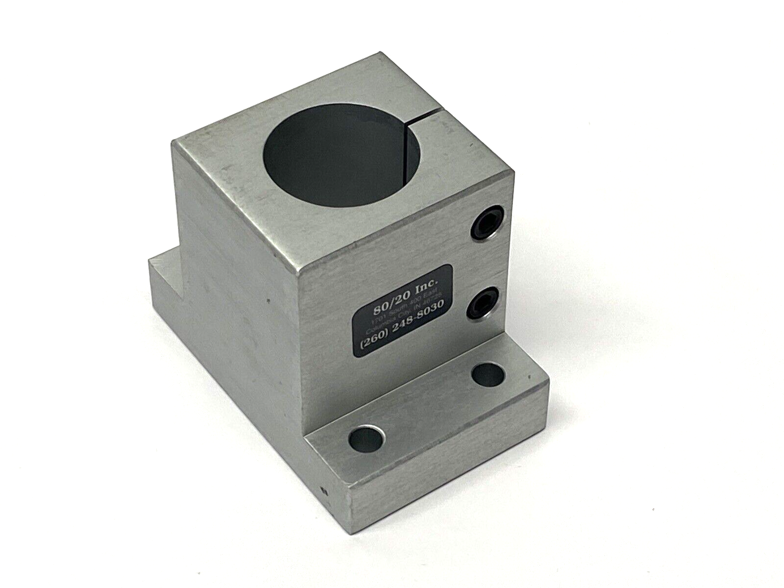 80/20 5200 Aluminum Single Shaft Stanchion Base 15 Series 1-1/2" - Used - Maverick Industrial Sales