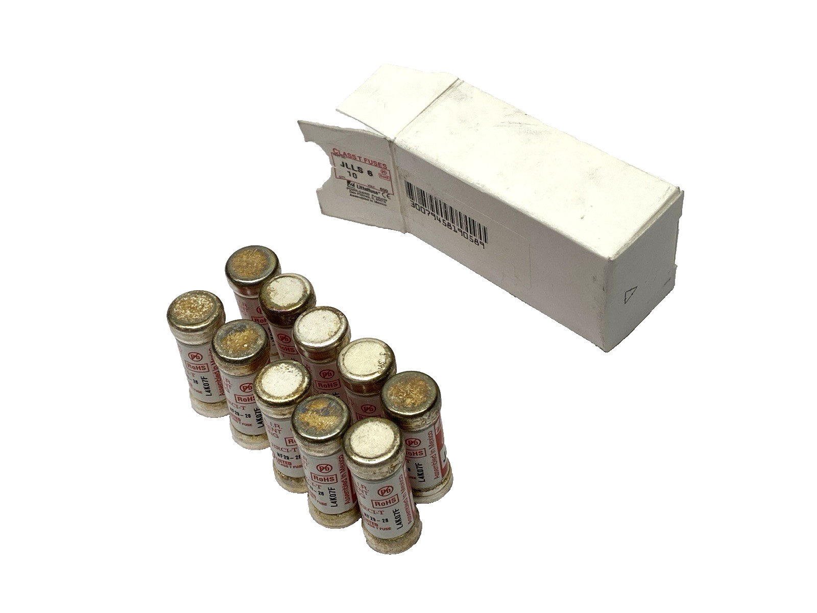 Littelfuse JLLS006 Powr-Gard Fast Acting Fuse Class T SHELFWARE BOX OF 10 - Maverick Industrial Sales