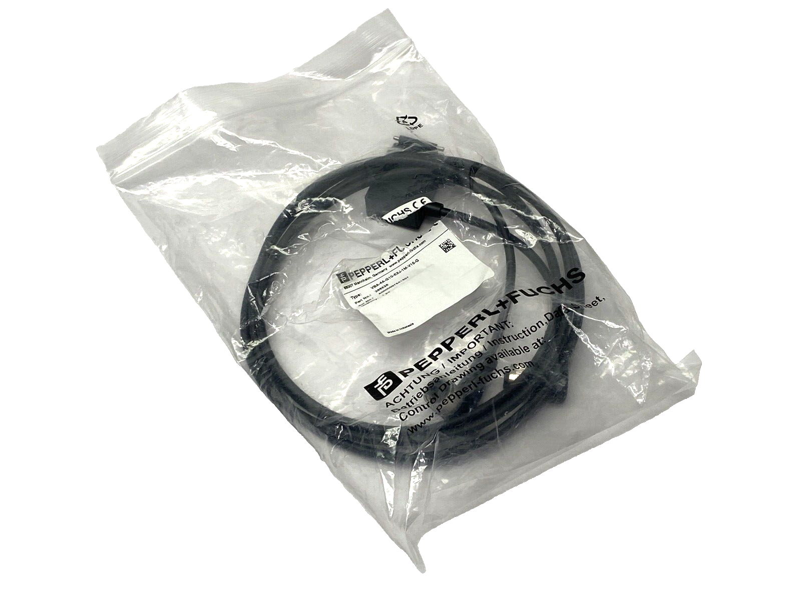 VBA-4A-G10-E2J-1M-V15-G, 268536 | Pepperl+Fuchs VBA-4A-G10-E2J-1M-V15-G Interface Actuator Module 268536 TORN BAG - New Other - Maverick Industrial Sales