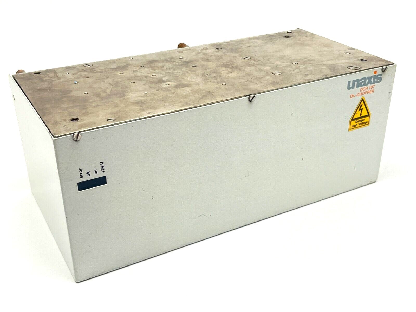 OC Oerlikon BGM47126 Unaxis DCH 107 DC-Chopper 20kW/50A MISSING FITTINGS - For parts or not working - Maverick Industrial Sales