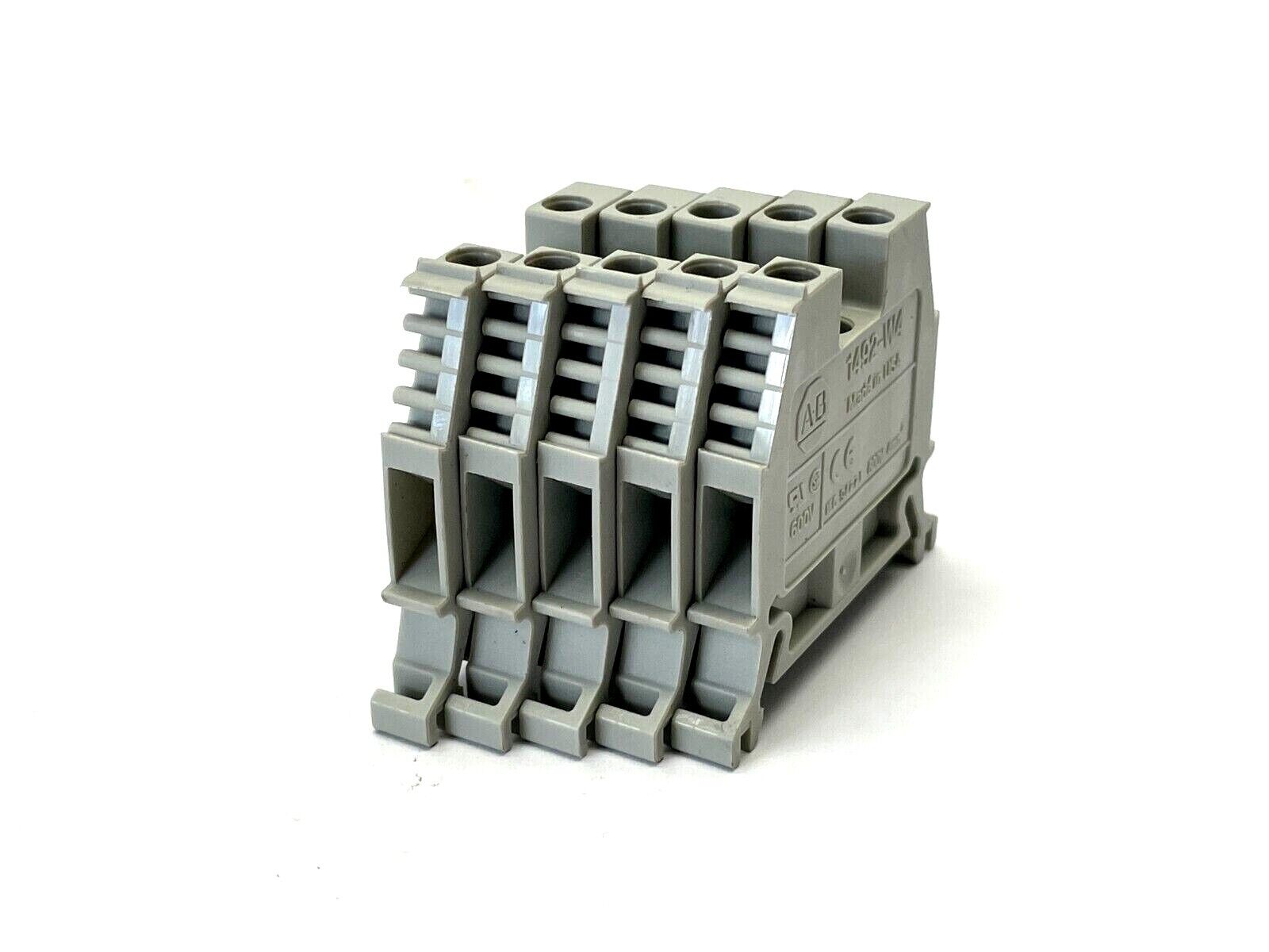 1492-W4 | Allen Bradley Terminal Blocks 30A 600VAC/DC Gray 4mm LOT OF 5 - Used - Maverick Industrial Sales