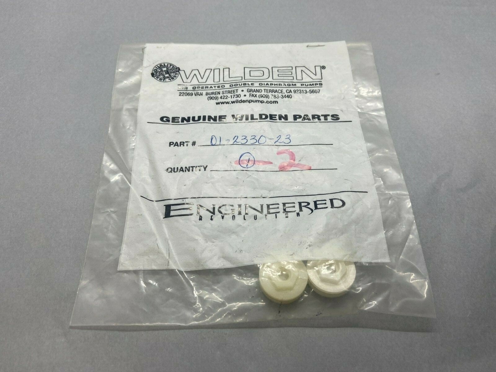 Wilden 01-2330-23 End Cap Without Guide for T1 Metal Pump LOT OF 2 - Maverick Industrial Sales