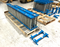 Hytrol 190E24 & 190E24EZ Power Roller Conveyor Sections Legs, 14 feet, 19" Wide - Maverick Industrial Sales