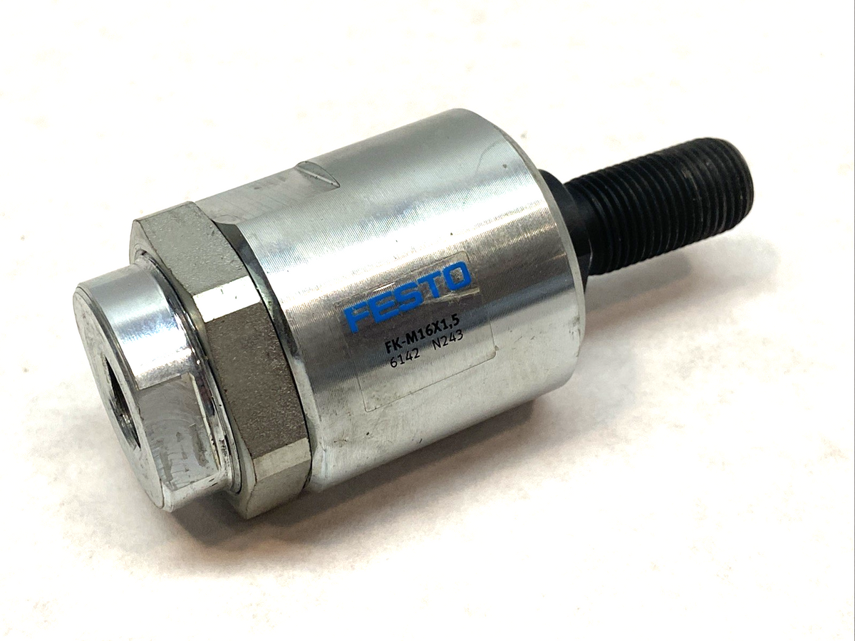 Festo FK-M16X1.5 Self Aligning Rod Coupler MISSING NUT - Maverick Industrial Sales