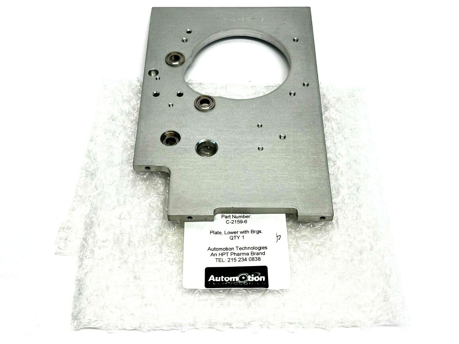 C-2159-6 | Automotion Technologies Lower Plate With Bearings - New Other - Maverick Industrial Sales