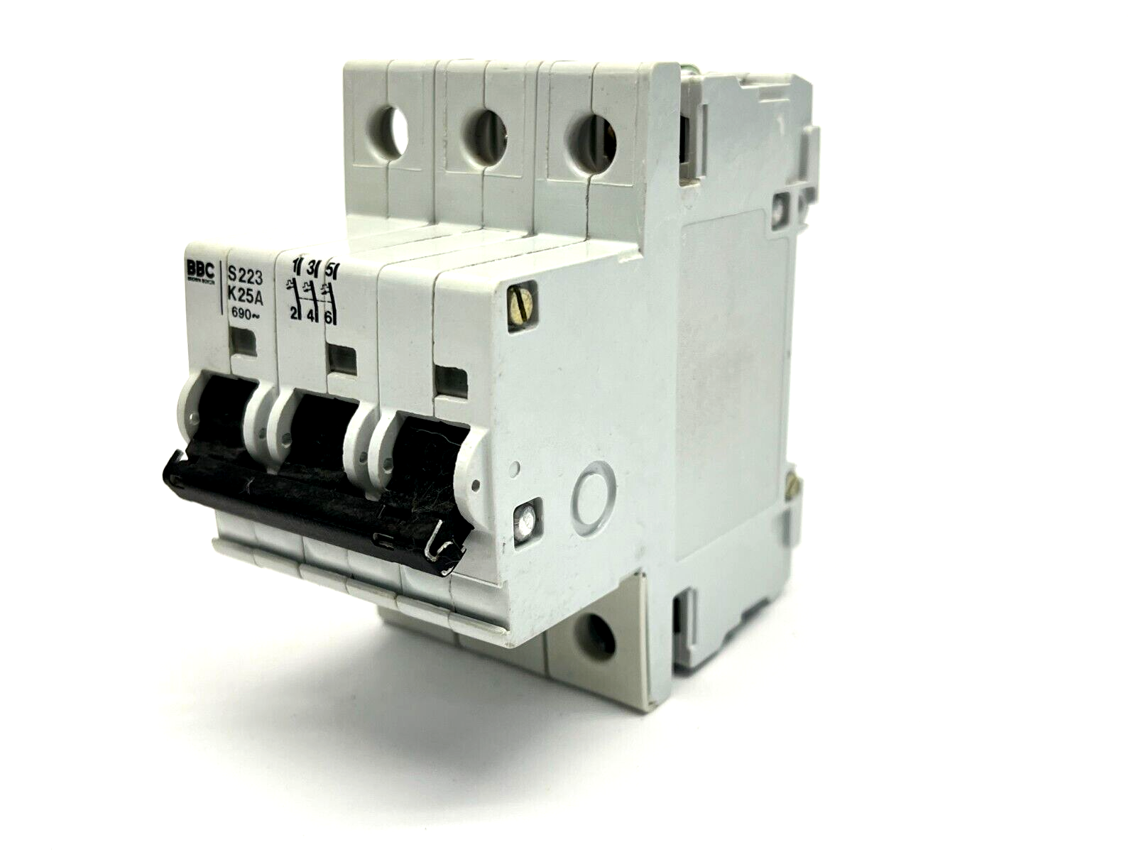 BBC S223 K25A Circuit Breaker 3-Pole 25A 690V - Maverick Industrial Sales