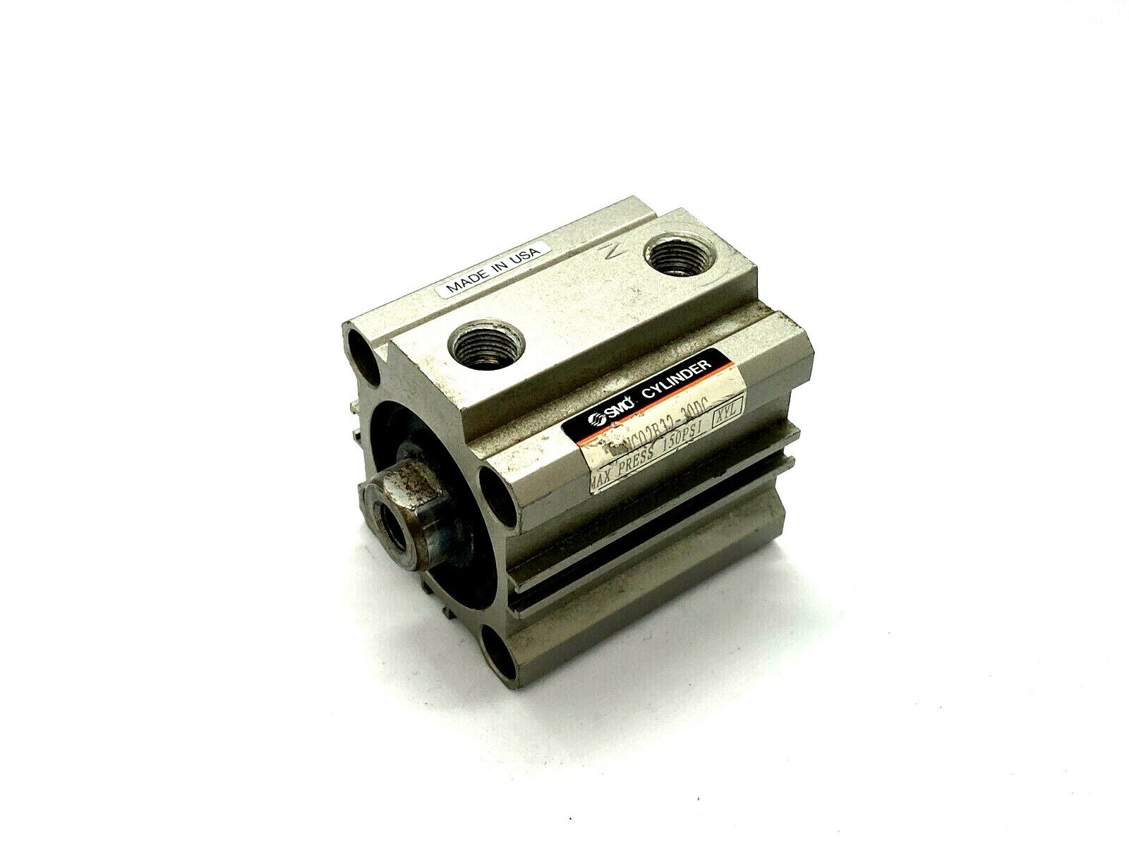 SMC NCQ2R32-30DC Compact Pneumatic Cylinder - Used - Maverick Industrial Sales