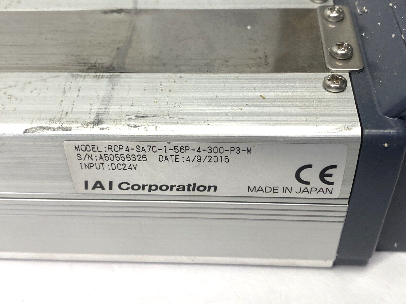 IAI RCP4-SA7C-I-56P-4-300-P3-M ROBO Cylinder Linear Actuator 300mm Stroke - For parts or not working - Maverick Industrial Sales