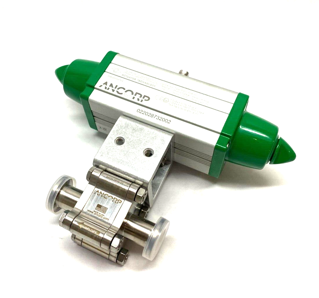 Actuatech Ancorp B4075-QF16-AS Pneumatic Ball Valve 3/4" B Series - Maverick Industrial Sales