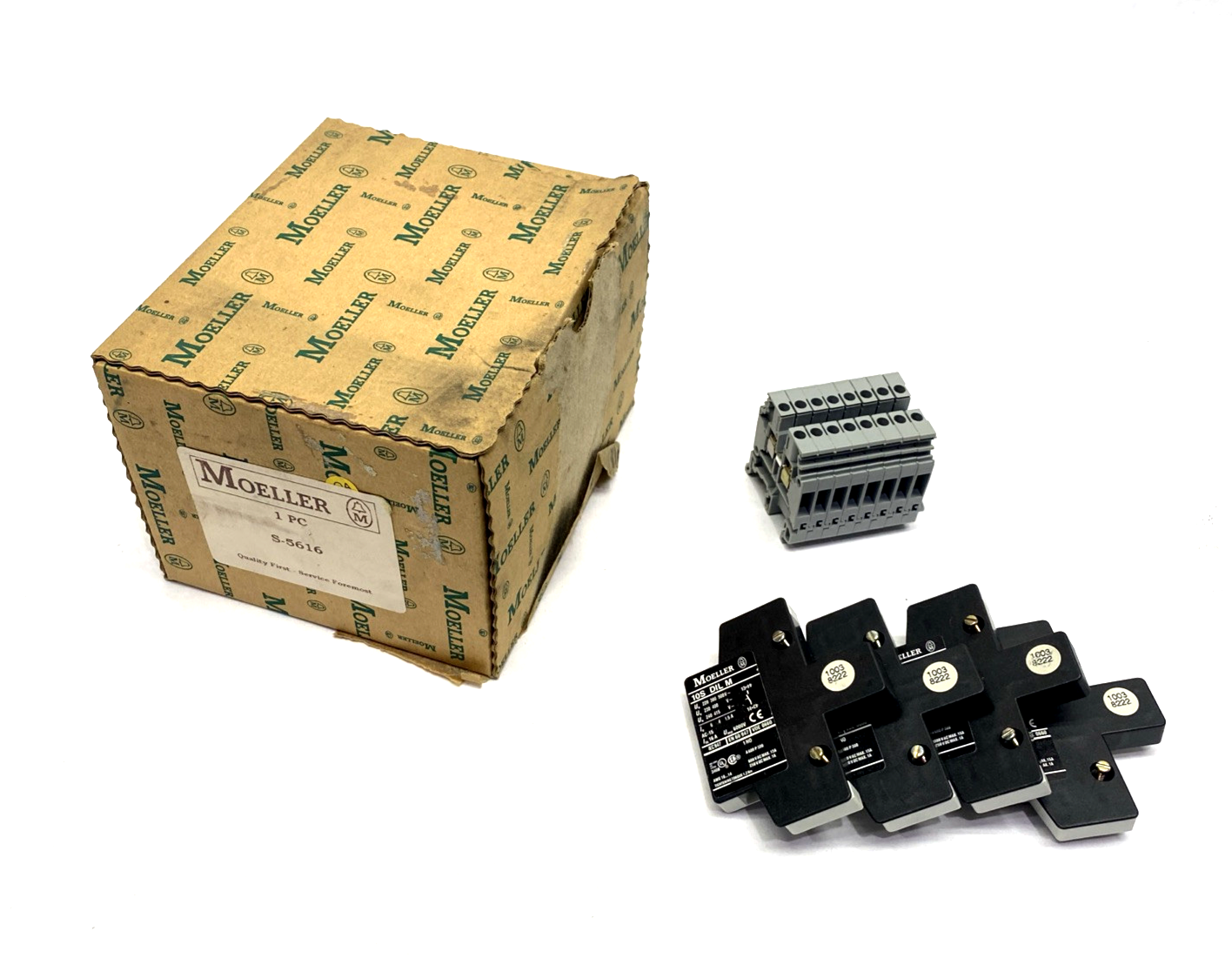 Moeller S-5616 Accessory Kit, Terminal Blocks & 10SDILM x4 15A Auxiliary Contact - Maverick Industrial Sales