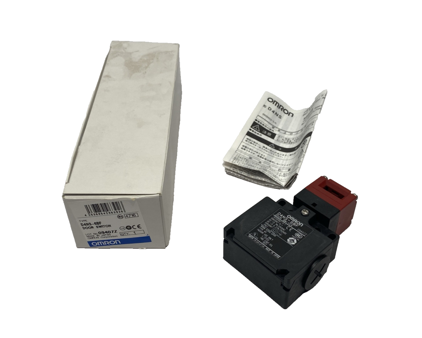 Omron D4NS-6BF Interlocking Safety Door Switch - New - Maverick Industrial Sales