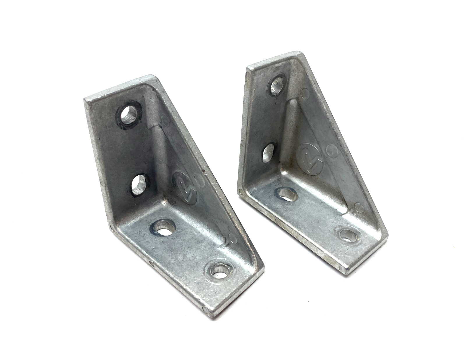 Flexlink XCFA 44 A Angled Corner Gusset 90-Degree, Aluminum LOT OF 2 - Maverick Industrial Sales