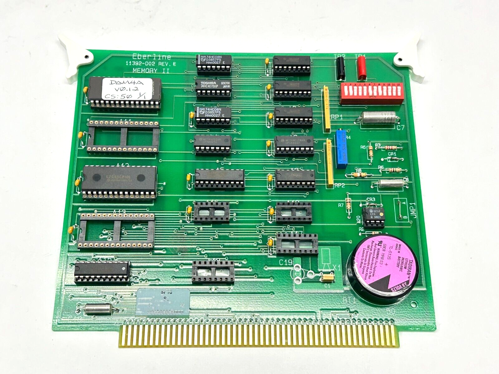 Eberline 11392-D02 Rev E Memory II Board 8K Ram SP1G S1 DAM4A V0.12 - Maverick Industrial Sales