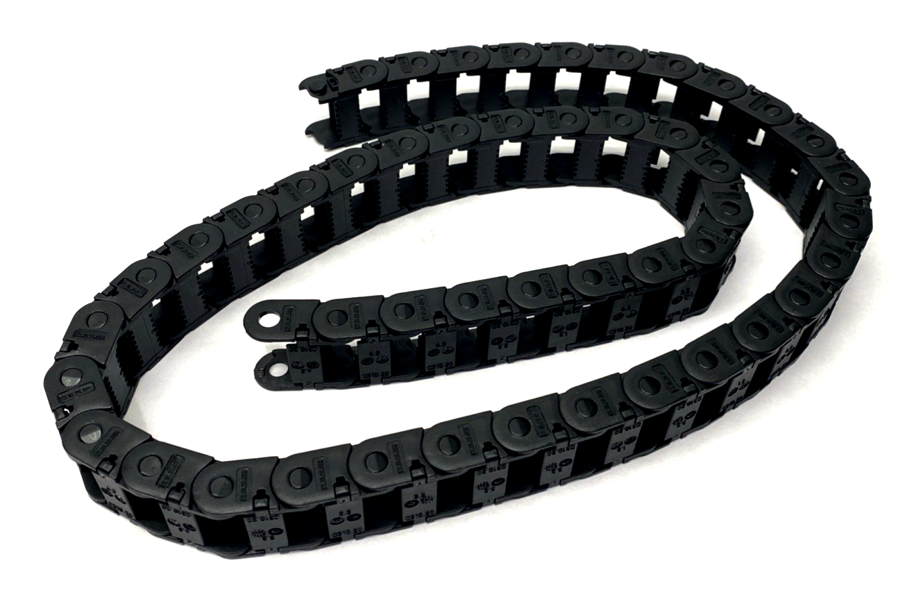 E2-10-20-028,E2.10.20.028,E2.10.20.028.0,E2-10-20-028-0 | Igus E2-10-20-028 Micro Series E2 E-Chain Cable Carrier 48 Links 38" Length - New – Open box - Maverick Industrial Sales